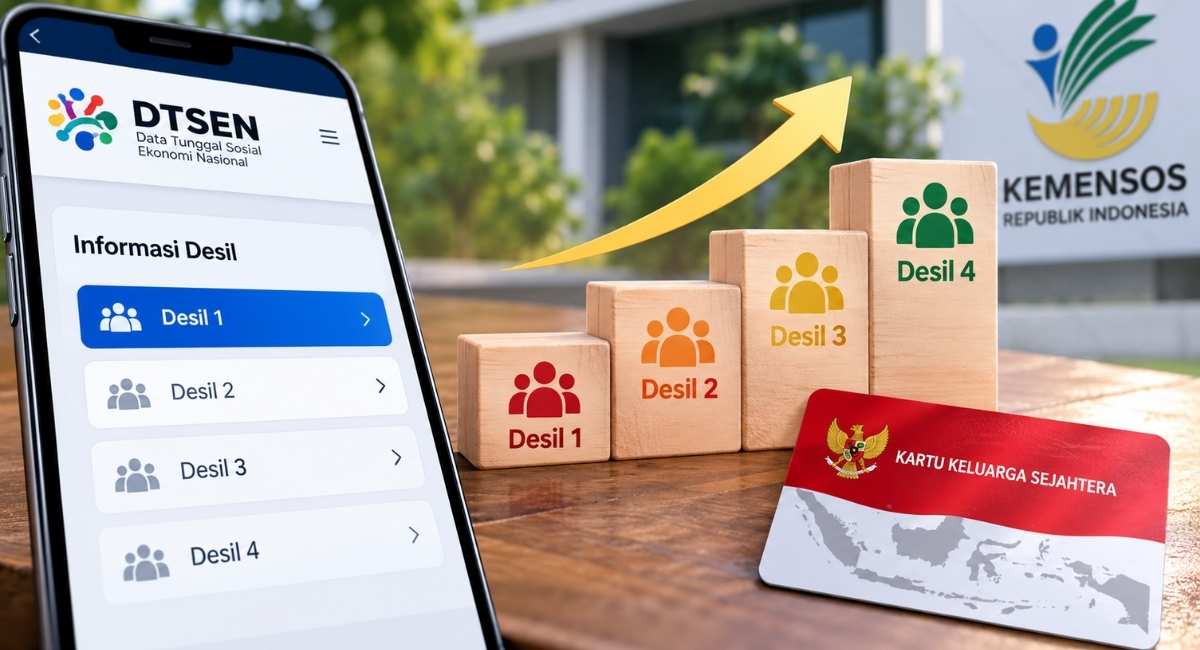 Arti Desil 1-4 DTSEN 2026, Cek Kriteria dan Status Penerima Bansos