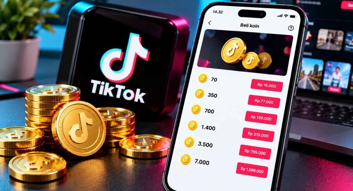 Cara Beli Koin TikTok, Begini Langkah Top Up Lewat HP dan Web 2026