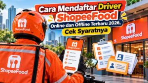 Cara Mendaftar Driver ShopeeFood Online dan Offline Terbaru 2026, Cek Syaratnya