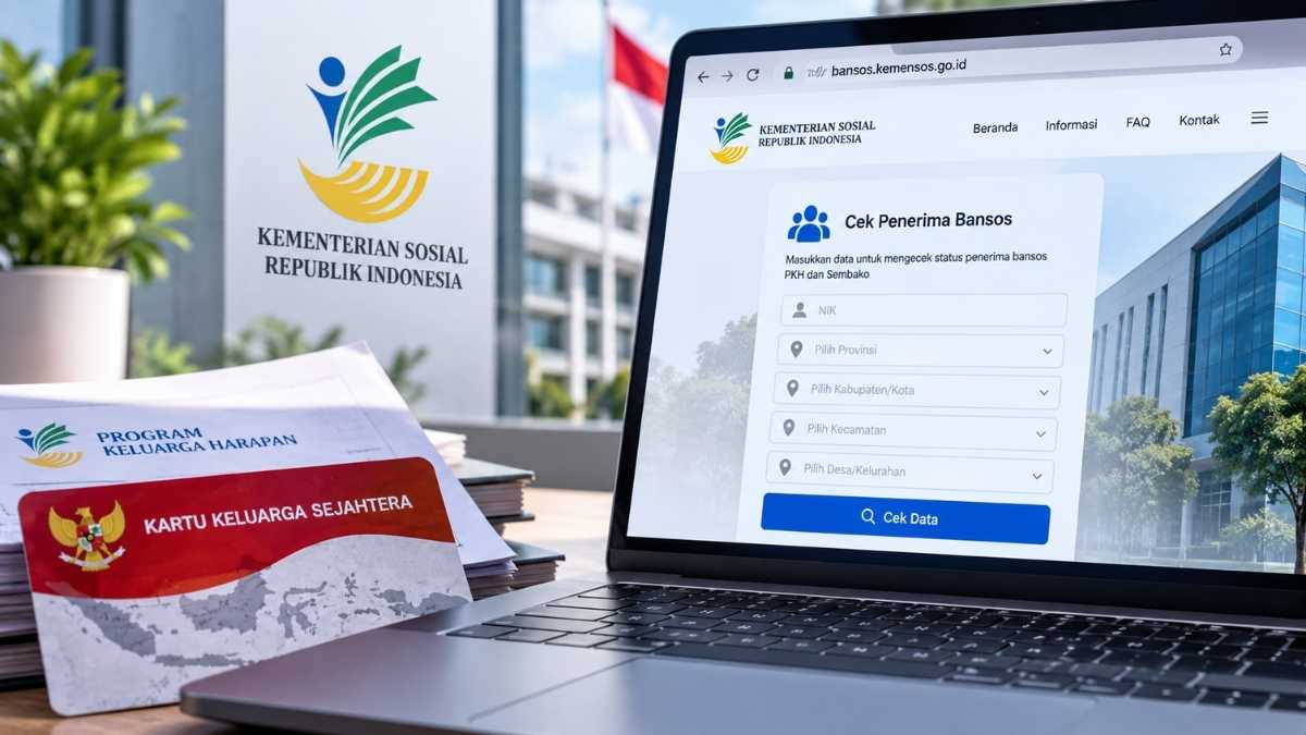 Cek Bansos Kemensos go id 2026, Cara Cek Status Penerima PKH dan Sembako