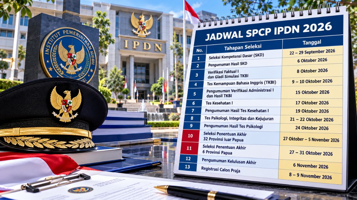 Jadwal SPCP IPDN Terbaru 2026 Setelah SKD, Cek Tahapan Seleksi dan Jadwal Berikutnya