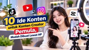 10 Ide Konten untuk Konten Creator Pemula, Mudah Dibuat Lewat HP