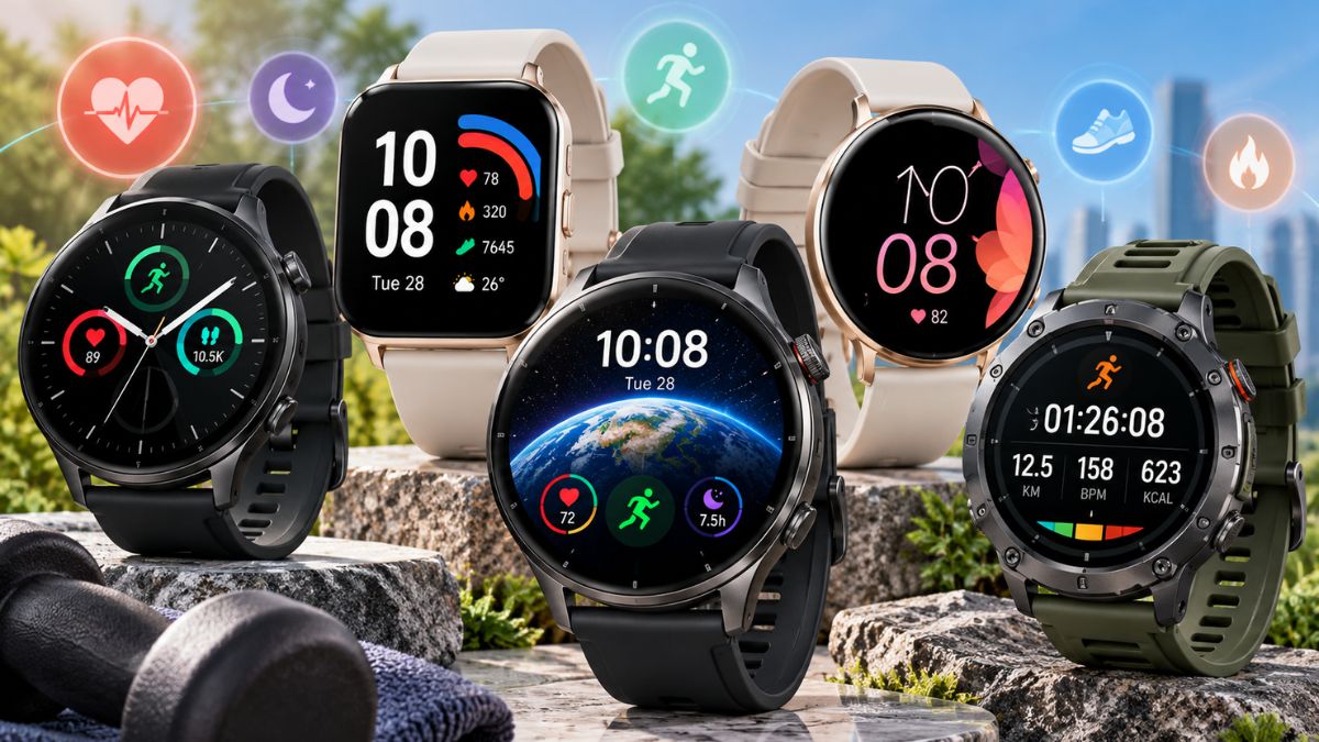 5 Smartwatch Layar AMOLED Terbaik dengan Fitur Kesehatan dan Olahraga Modern