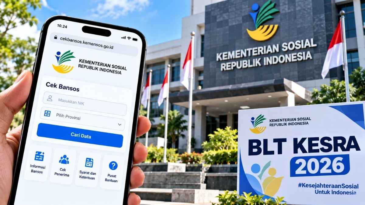 Cara Daftar BLT Kesra 2026, Cek Syarat dan Data Penerima di Kemensos