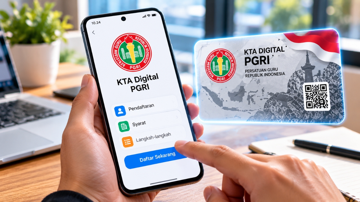 Cara Daftar KTA Digital PGRI 2026 Lewat HP, Ini Syarat dan Langkahnya