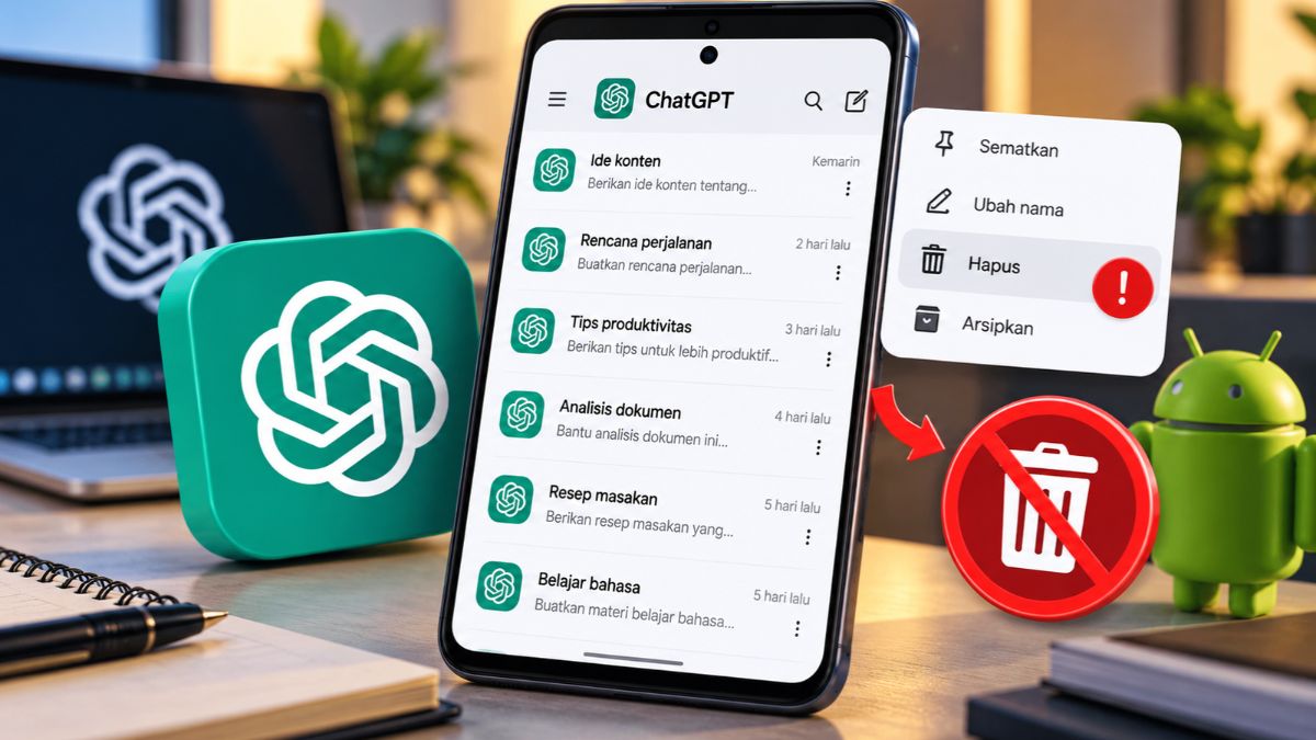 Cara Mengatasi ChatGPT Tidak Bisa Hapus Obrolan di HP Android dengan Mudah