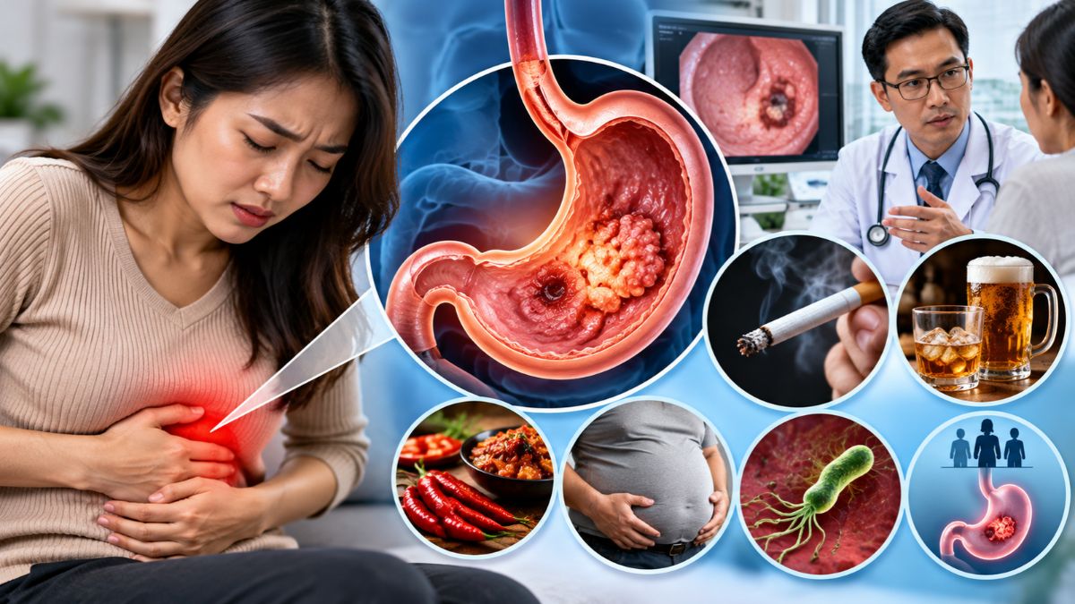 Gejala Kanker Lambung dan Faktor Risikonya, Pahami Tanda yang Membutuhkan Pemeriksaan Dokter