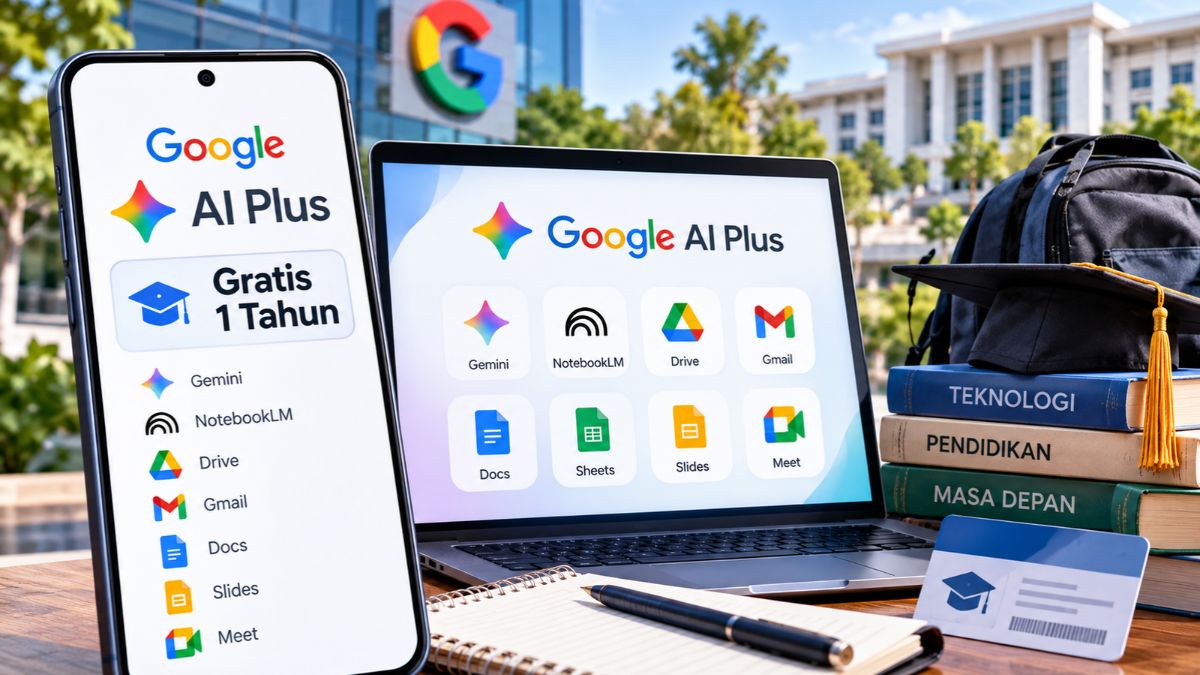 Google Beri AI Plus Gratis Setahun bagi Mahasiswa, Begini Cara Daftar Sebelum 31 Desember 2026