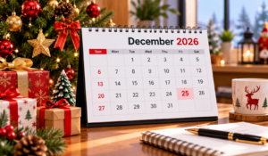Kalender Desember 2026 Lengkap, Cek Tanggal Merah, Libur Natal, dan Jadwal Libur Akhir Tahun