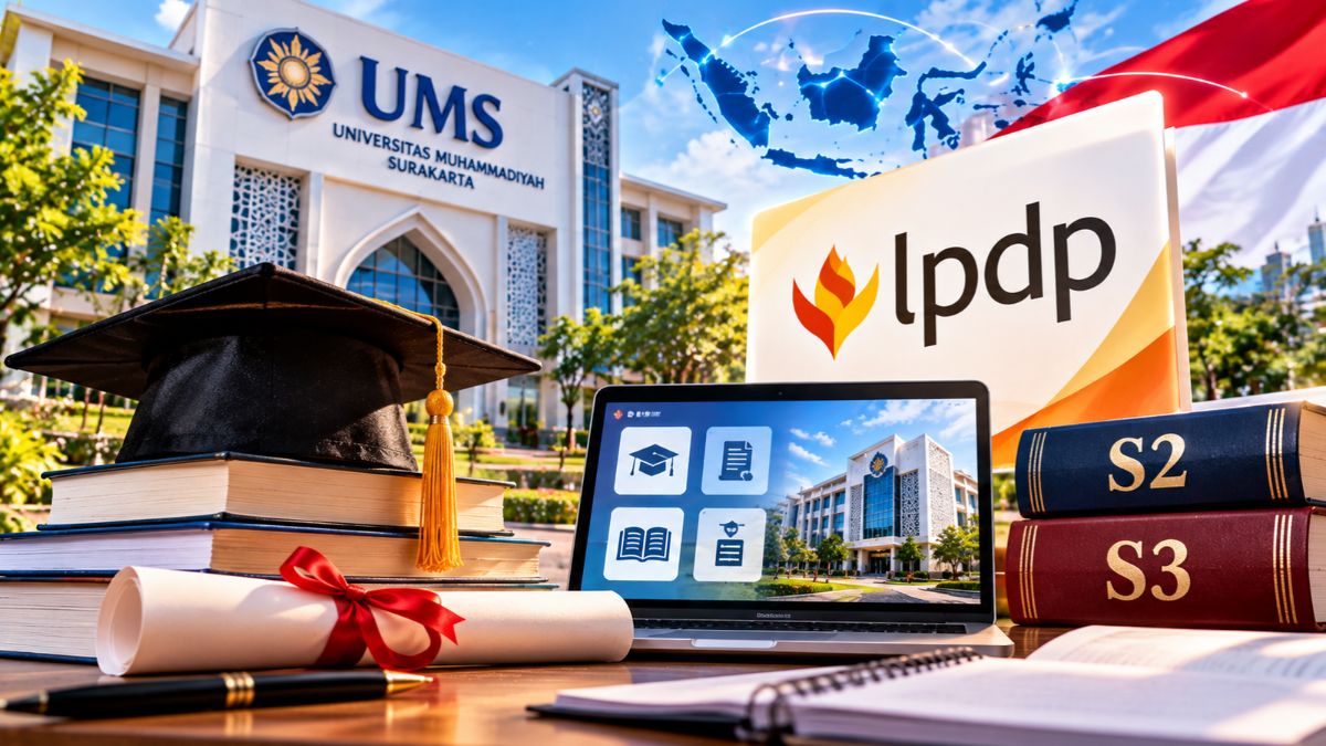 Kuliah S2 dan S3 di UMS dengan Beasiswa LPDP, Ini 19 Pilihan Program Studinya