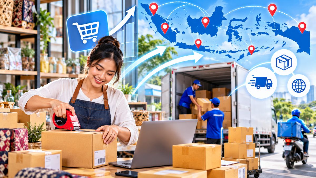 Layanan Logistik Ritel Bantu UMKM Kelola Pengiriman dan Perluas Jangkauan Penjualan Produk