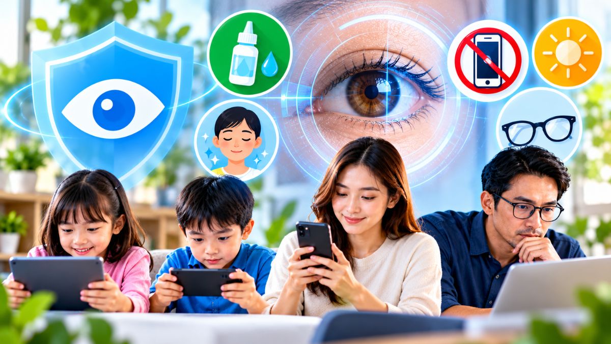 Screen Time Tinggi, Ini Cara Menjaga Kesehatan Mata Anak hingga Orang Dewasa