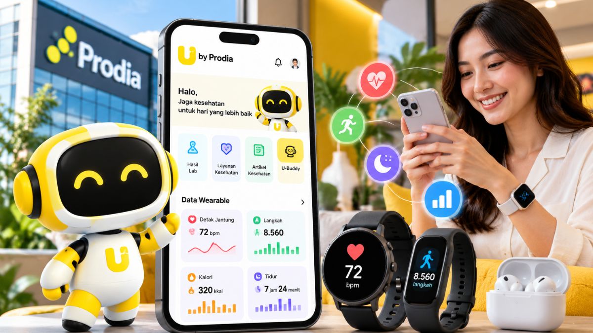 U-Buddy Resmi Hadir di U by Prodia, Data Wearable Kini Terintegrasi dalam Satu Aplikasi